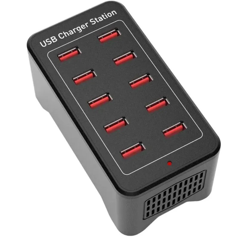 CARGADOR UNIVERSAL 10xUSB 50W