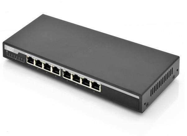 SWITCH POE 8 PUERTOS GIGABIT