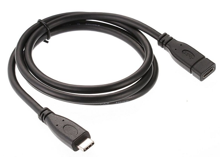 CABLE USB-C 3.1 MACHO a HEMBRA 1m