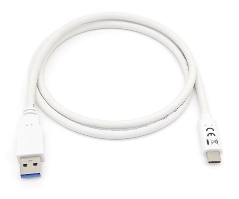 CABLE USB 3.2 A USB-C MACHO BLANCO 3m