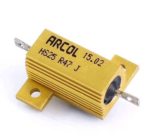 RESISTENCIA DE POTENCIA ARCOL 25W 27 Ohm 5%