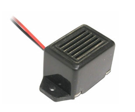 Zumbador eléctrico 12VDC con sonido continuo o intermitente para alarma