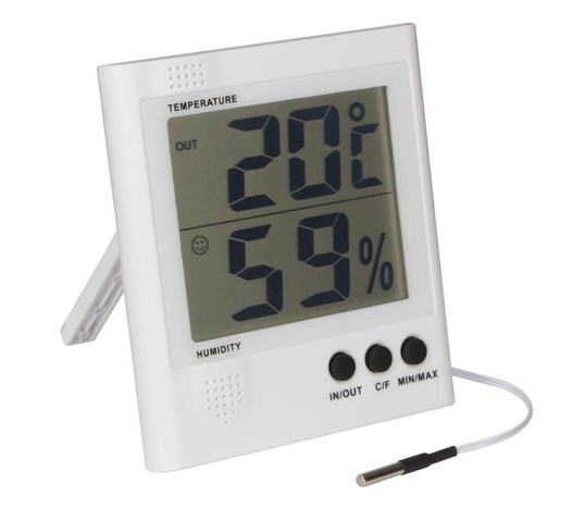 Electrónica Gimeno  Medidor de temperatura y humedad ambiental  interor/exterior NT-312