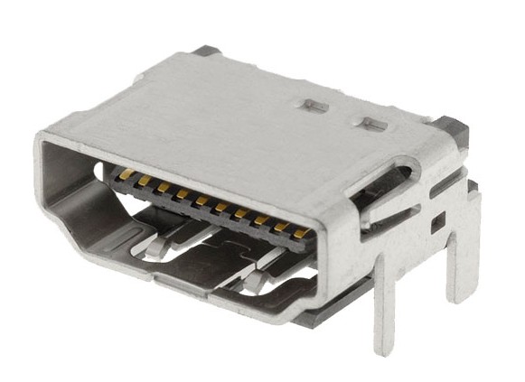 Conector HDMI Hembra para PCB - Cetronic