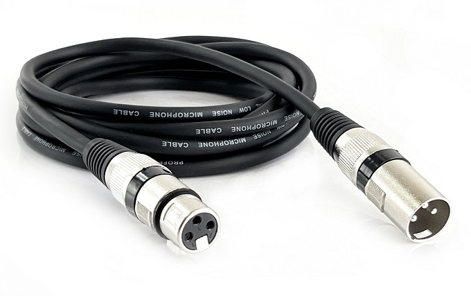 Cable XLR Macho a XLR Hembra 3m - Cetronic