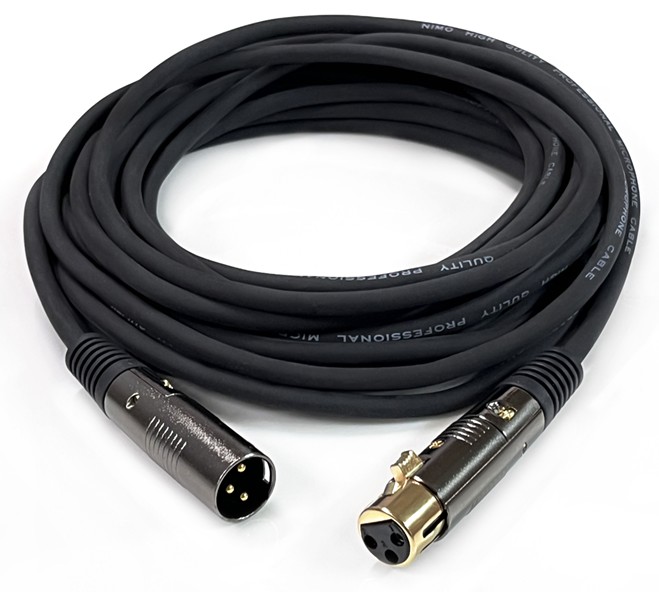 CABLE XLR MACHO A XLR HEMBRA 10m