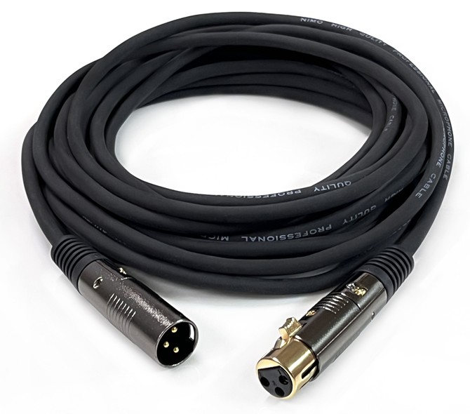 CABLE XLR MACHO A XLR HEMBRA 20m