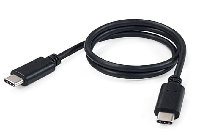 CABLE USB-C MACHO A MACHO 0.5m