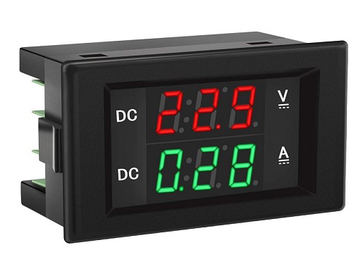 Voltimetro y Amperimetro Digital de Panel - Cetronic